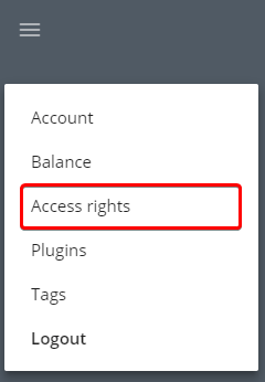 Access rights